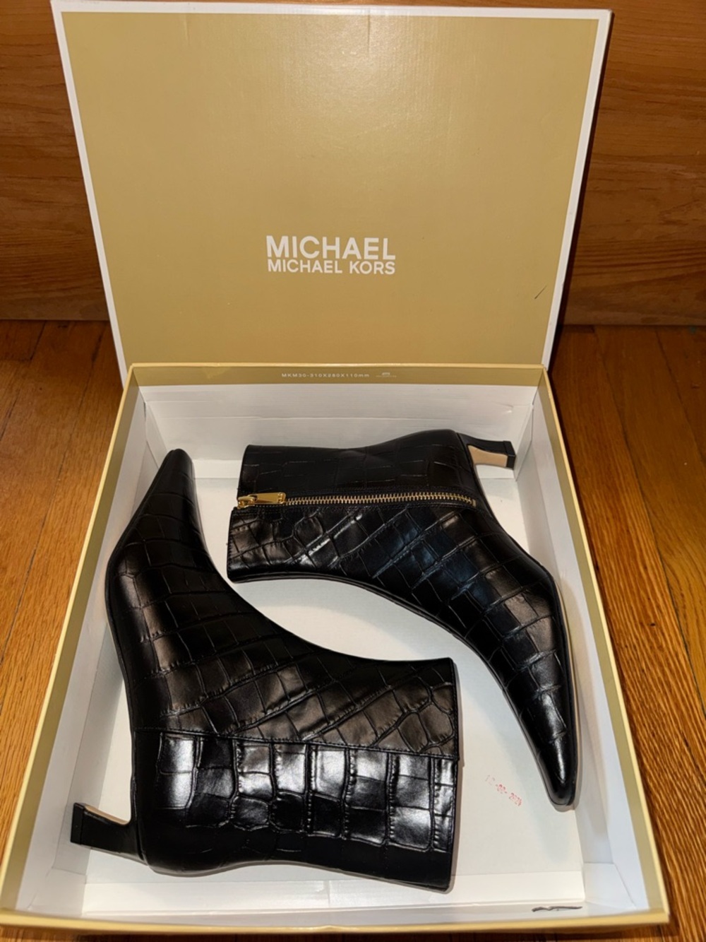 Michael Kors Black Cosmo Kitten Bootie